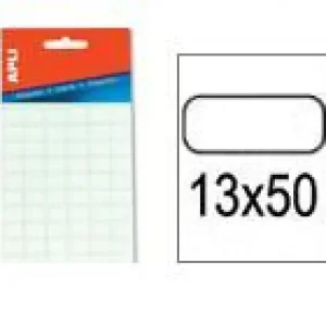 ETIQUETAS MINI-BOLSA 13X50 ADHESIVO FUERTE APLI Alta Calidad