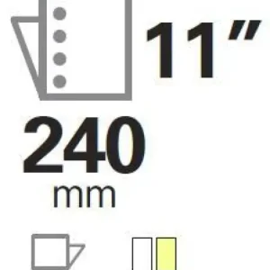 PAPEL CONTINUO 240X11 2H COLOR (B/A)C/1.5M 1124B2C Envío Gratis