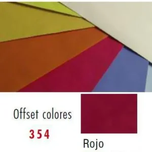 SOBRES 11X22CM ROJO 354 C PAQUETE 25 Certificado