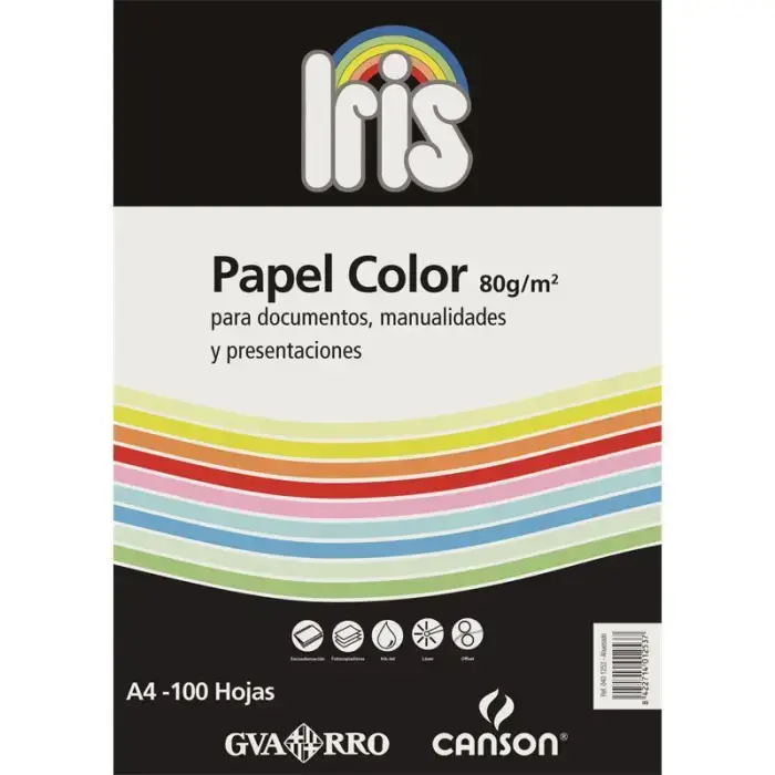 Promoción Exclusiva PAPEL REPRO IRIS A4 P/100H AHUESADO