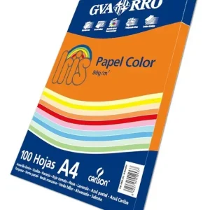 PAPEL REPRO IRIS A4 P/100H NARANJA A Buen Precio
