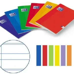 Oferta Flash LIBRETA A5 48H PAUTA MONTESSORI 5MM OXFORD COLORES SURTIDOS