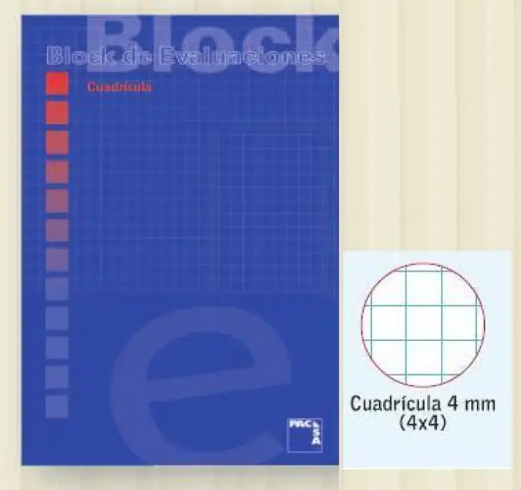 Pedido Al Por Mayor BLOC EXAMEN A4 50H CUADROS 4MM PACSA
