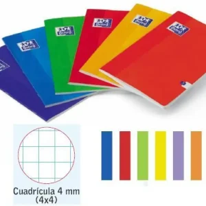 Precio Rebajado LIBRETA A4 48H CUADROS 4MM OXFORD