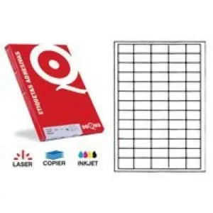 Original ETIQUETA ADHESIVA BLANCA 70X42.3 DEQUA