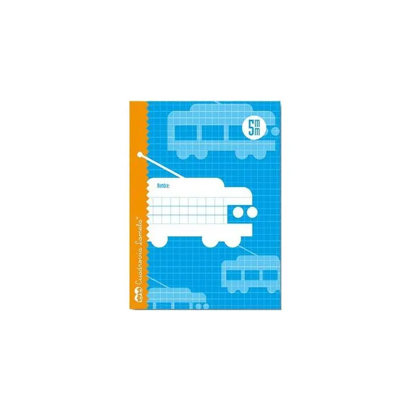 Lamela Libreta Cubierta Básica 16 Hojas 4º Cuadrícula 5X5 5mm Con Margen -Paquete 25u- Hecho A Mano