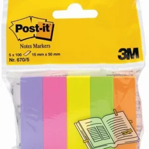 TACO MININOTAS 670/5 POST-IT 5 COLORES SURTIDOS Precio Bajo