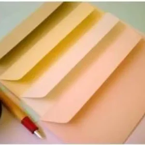 SOBRES REF. 353 C. NARANJA P/25 (11X22) Premium