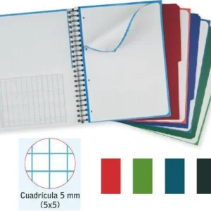 BLOC A4 120H 5X5 3 SEPARADORES TAPA EXTRA OXFORD Oferta