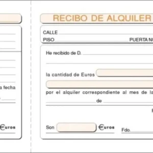 Gran Oferta TALONARIO INQUILINATO 1/3 T-50