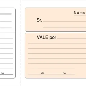 TALONARIO VALES 1/3 T-14 Imprescindible (Must-Have)