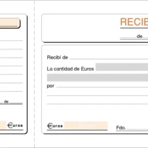 TALONARIO RECIBOS 1/3 CON MATRIZ Q-16 Envío Exprés