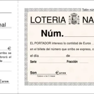 TALONARIO LOTERIA 1/3 T-15 Devolución Gratuita