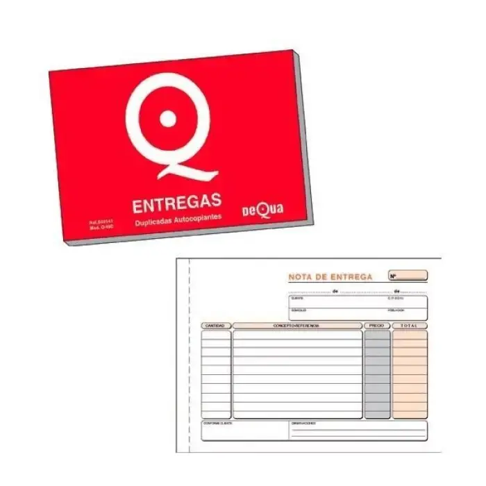 TALONARIO ENTREGAS 4º APAISADO DUPLICADO T-49 No Te Lo Pierdas