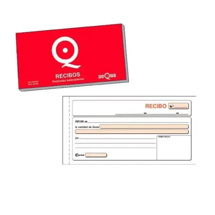 TALONARIO RECIBOS 1/3 DUPLICADO T-60 Pedido Al Por Mayor