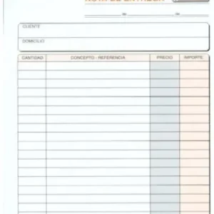 TALONARIO ENTREGAS 4º NATURAL DUPLICADO T-91 Ordena Ya