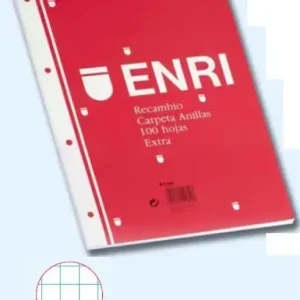 Certificado RECAMBIO 4º 100H CUADROS 4MM ENRI