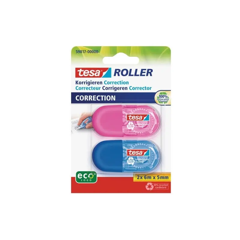 Tesa Roller Correct Ecologo En Blimer De 2 Colores Ordena Ya