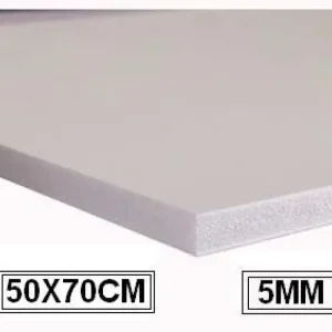 Profesional CARTON PLUMA BLANCO 5MM 50X70CM