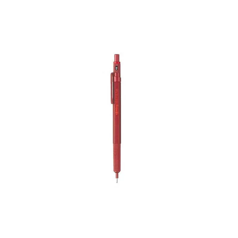 Rotring Portaminas Mina Fina 600 Rojo Metalizado 0,7mm Caja Regalo Auténtico