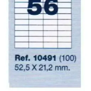 ETIQUETAS ADHESIVAS MULTI3 10491 52.5X21.2 C/100H Compra Ahora