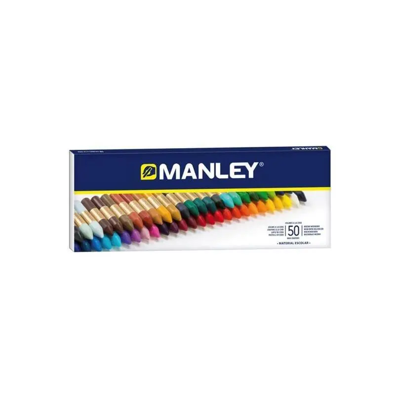 Rebajas Manley Estuche De 50 Ceras Blandas 60mm Colores Surtidos