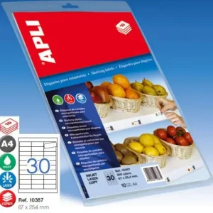 ETIQUETAS REF. 10387 MICROP/ESTANTER. INJ P/10UDS Rebajas