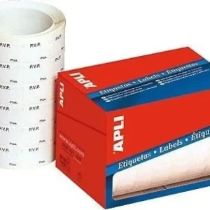 ROLLO ETIQUETAS 16X22 BLANCAS PVP APLI Venta Final