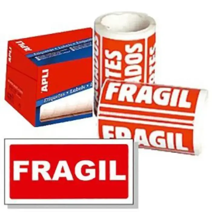 Exclusivo ROLLO ETIQUETAS 50X100 FRAGIL 200UD APLI