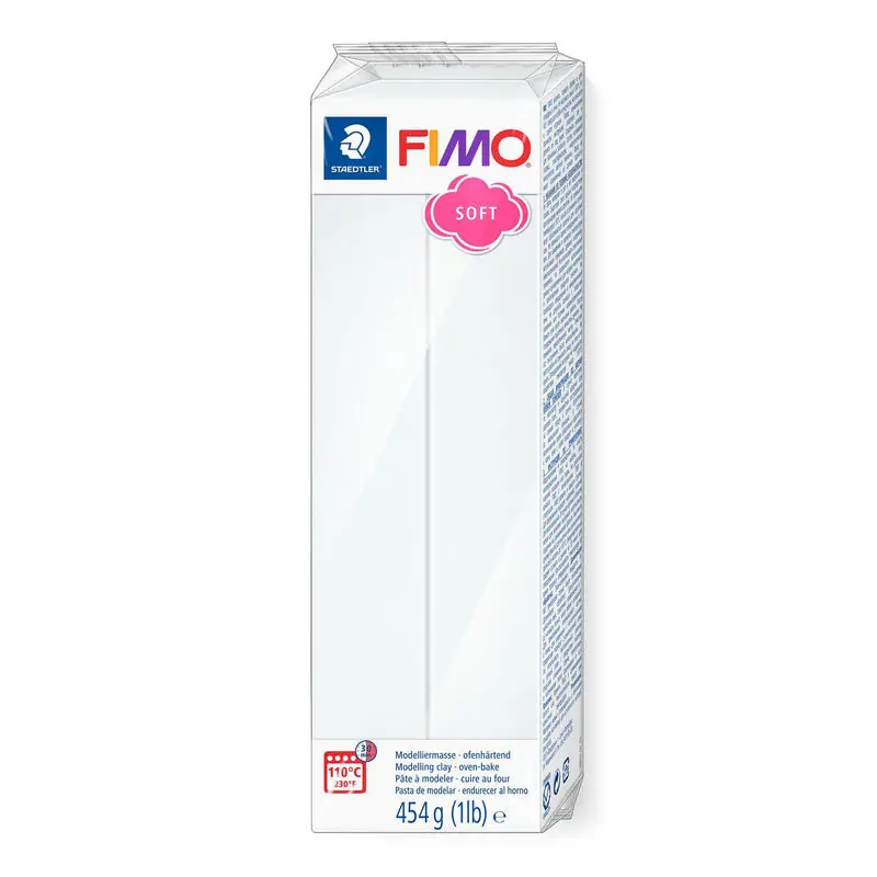 Fimo Mod.Mass Fimo Suave 454g Blanco Garantía Incluida