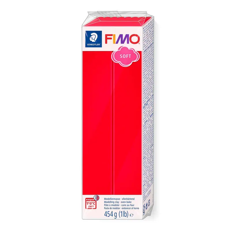 Fimo Mod.Mass Fimo Soft 454g Rojo Indio Envío Gratis