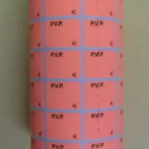 Oferta Especial ROLLO ETIQUETAS 16X22 NARANJA FLUOR PVP APLI