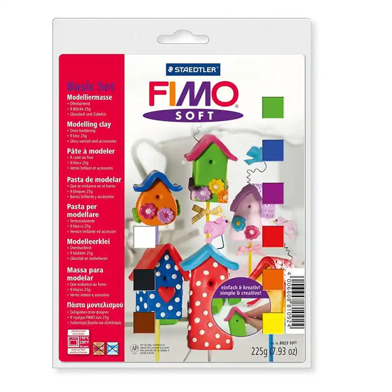 Fimo Set Mod.Masse Fimo Soft Pack Básico Precio Rebajado