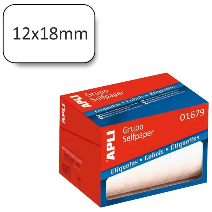 Compra Hoy ROLLO ETIQUETAS 12X18 REF. 01679 APLI