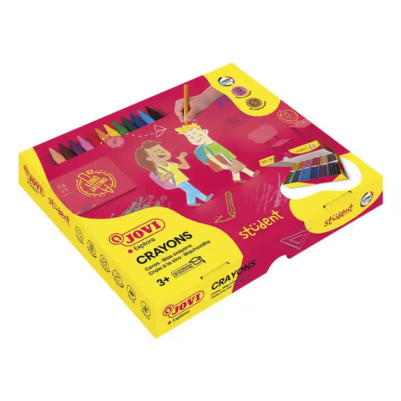 Jovi Ceras Plasticolor 117mm Colores Surtidos Caja Economica 300 Ceras Certificado