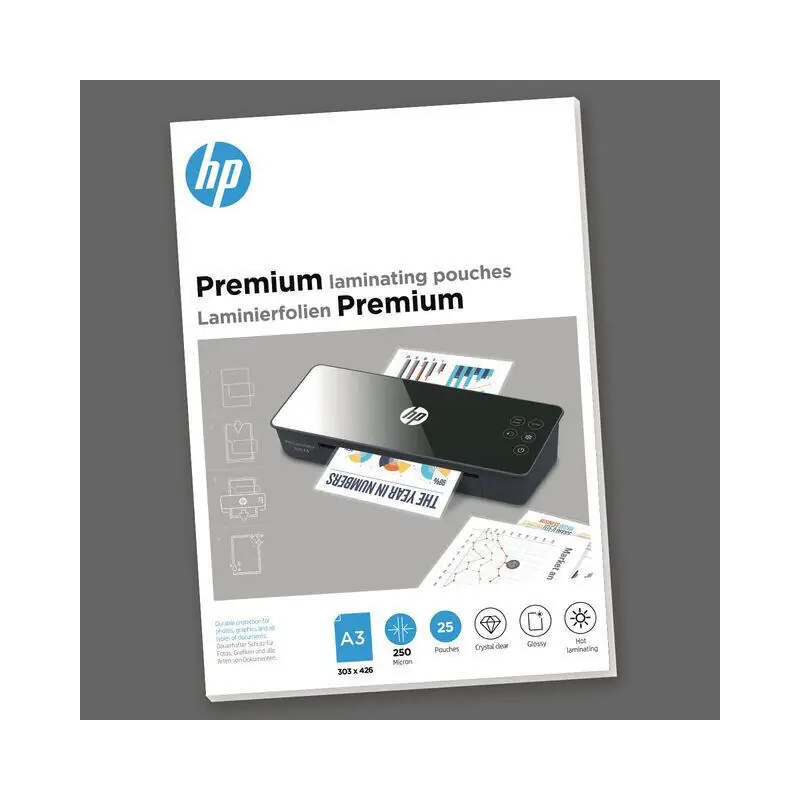 Envío Exprés Bolsas Plamificadoras Hp Premium a3 250 Micras 25x