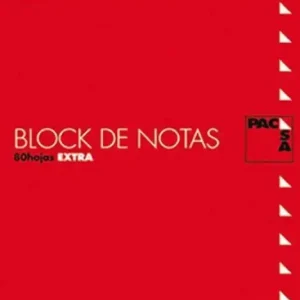 BLOC DE NOTAS CON TAPA CUARTO CUADROS PACSA Hecho A Mano