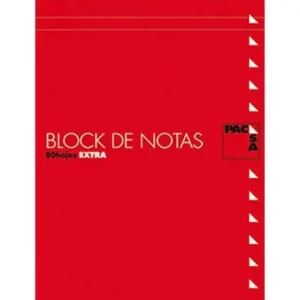 BLOC DE NOTAS CON TAPA OCTAVO CUADROS PACSA Bestseller