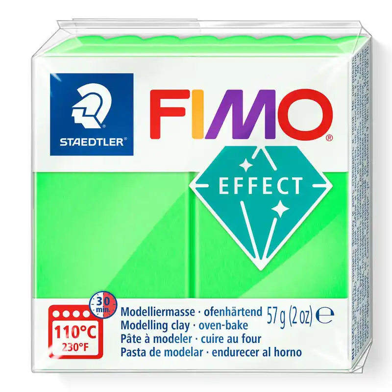 Fimo Mod.Mass Fimo Efecto Verde Neón Rebajas