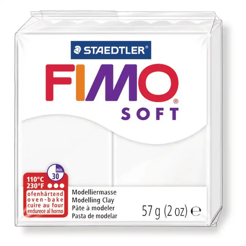 Fimo Mod.Masse Fimo Suave Blanco Novedad