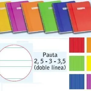 BLOC 4º 80H PAUTA 3MM TAPA BLANDA ENRI Premium