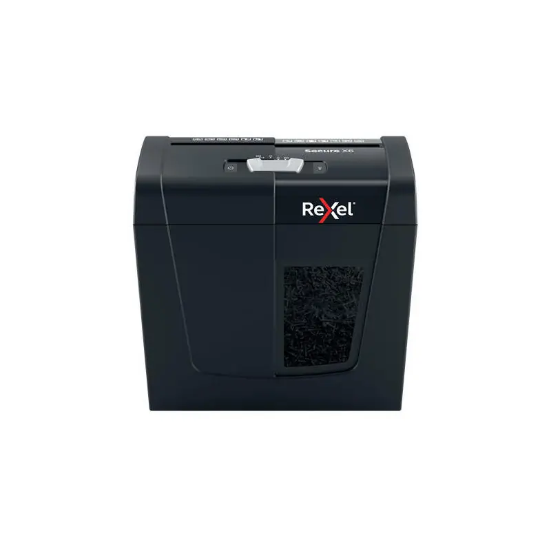 Rexel Secure x6 Destructora De Papel Corte En Particulas - Destruye Hasta 6 Hojas - 10l Directo De Fábrica