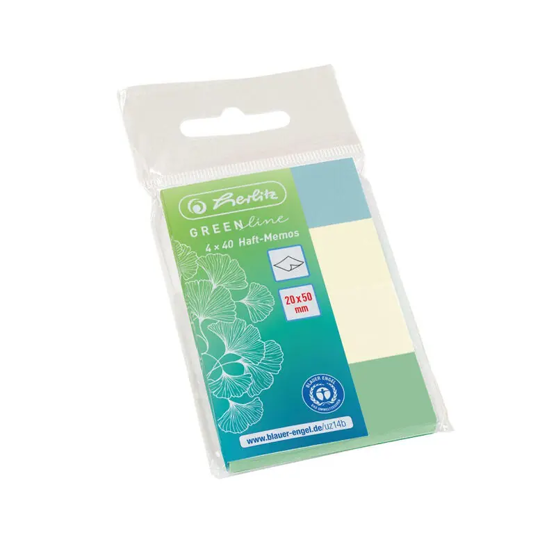 De Moda Herlitz Notas Adhesivas 20X50Mm 4X40P