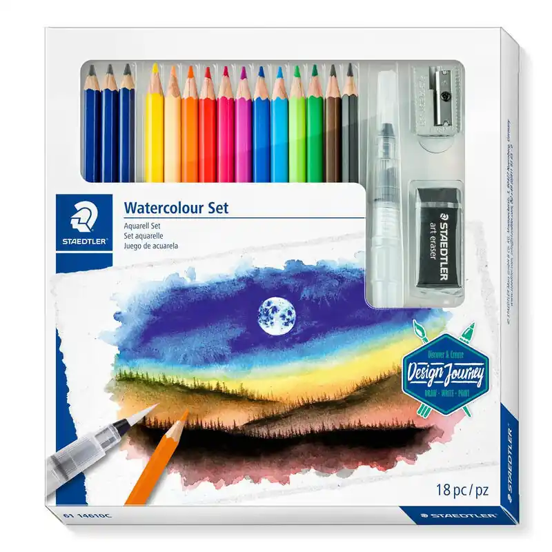 A Buen Precio Staedtler Set De Acuarela Mixta