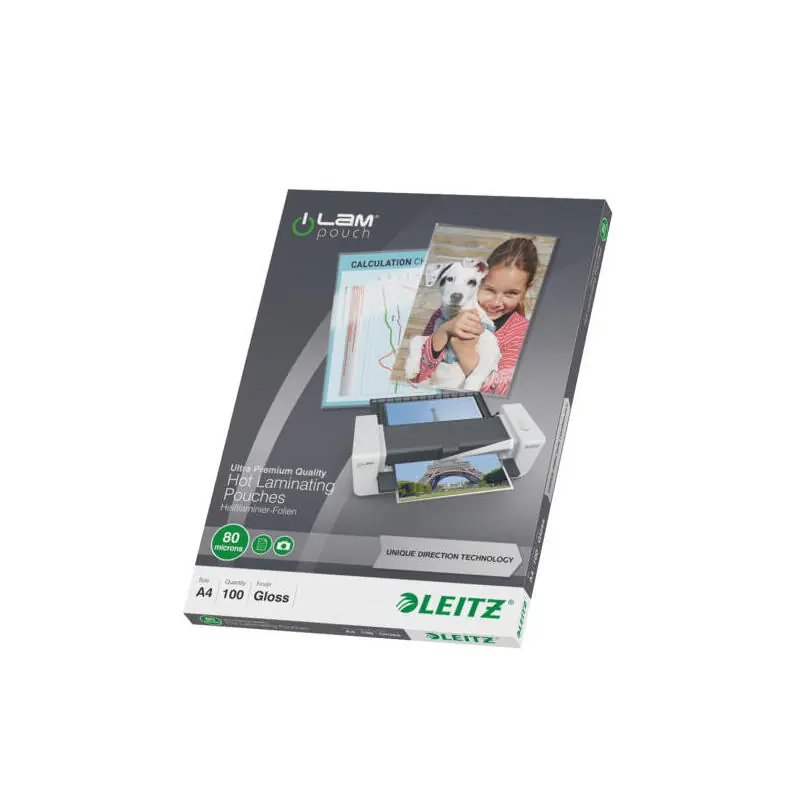 Precio Económico Película De Laminación Leitz Ilam a4 80mic Espesor De Película 80, 100 Piezas