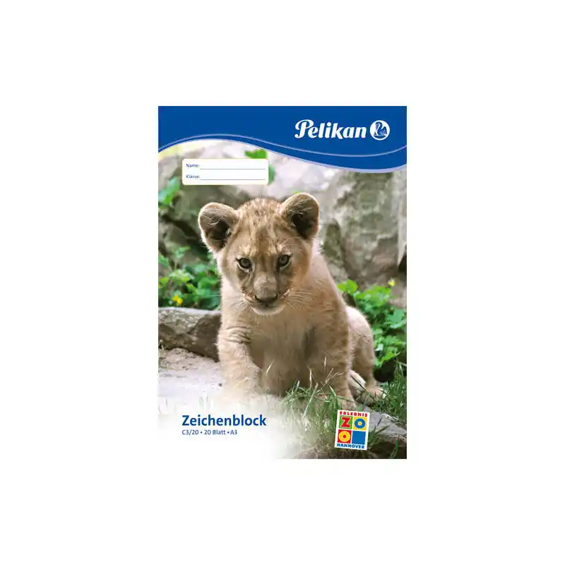 Bloc De Dibujo Pelikan a3 20 Hojas c3 / 20 Fsc Mix No Te Lo Pierdas