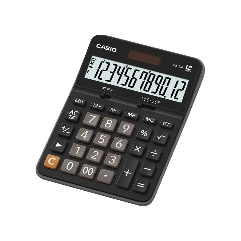 Última Oportunidad Casio Calculadora 12 Dígitos Negro Dx-12b