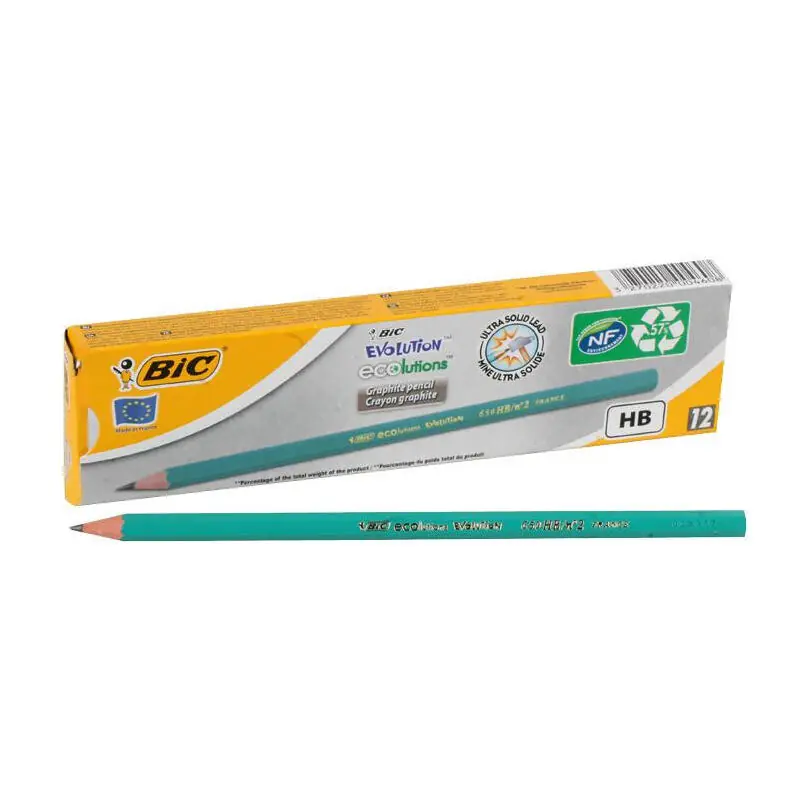 Bic Lápiz Evolution Original Hb Ecológico Caja -12u- Envío Exprés