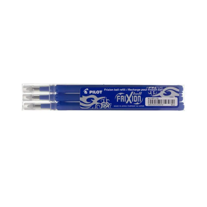 Pilot Recambio Boligrafo Frixion 0.7 Pack 3u Azul Marca Reconocida