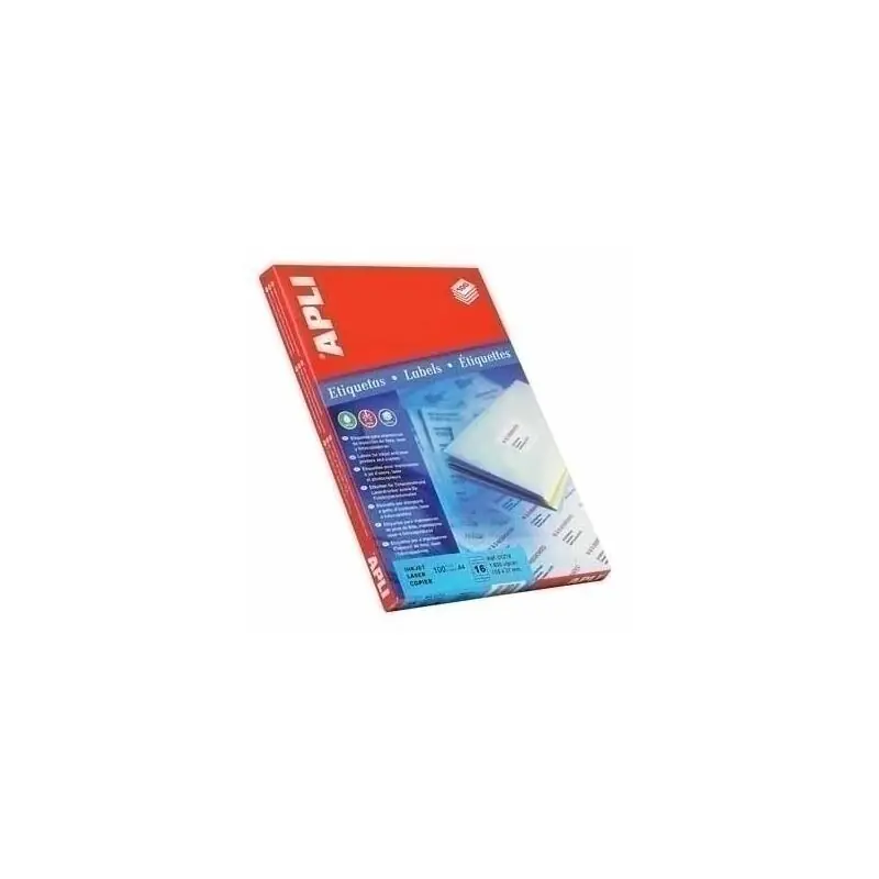 Etiquetas Apli 70 X 50 / 8 Poliv. 100 a4 - 1500 Uds Precio Reducido